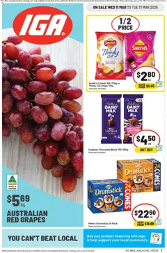 Preview of IGA catalogue NT - valid from 11.03.2026