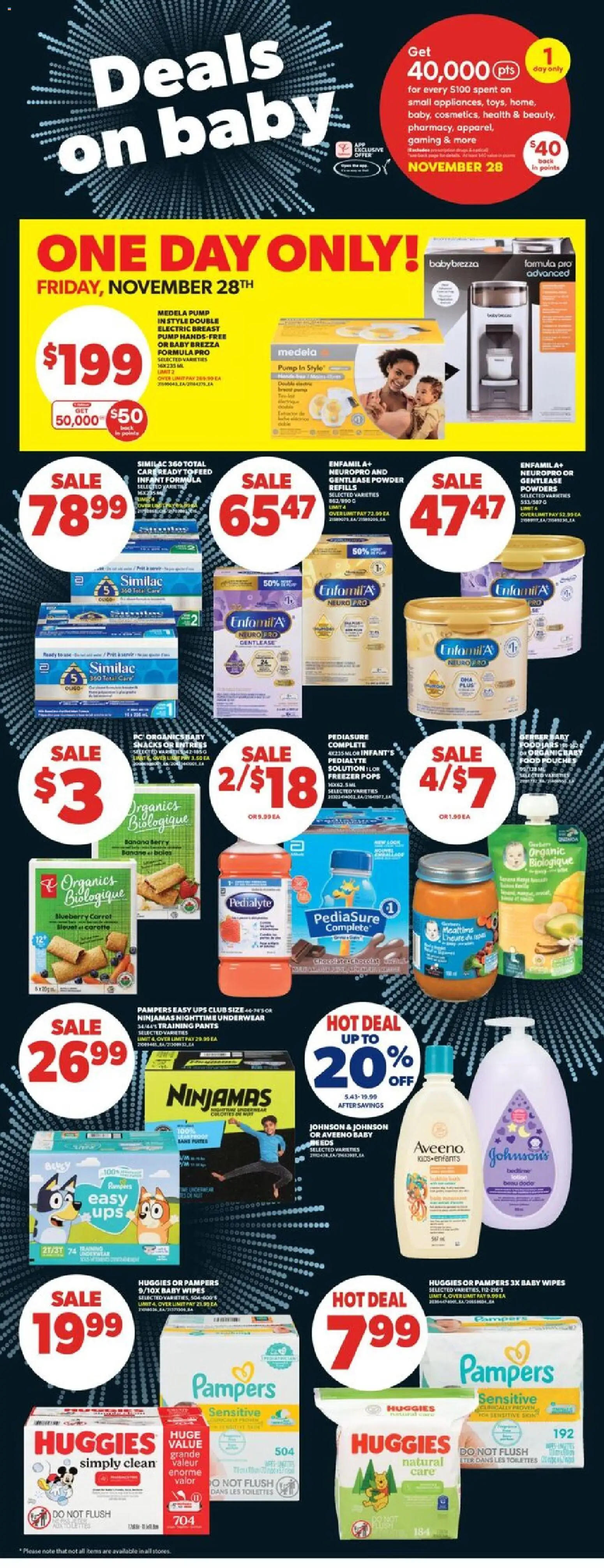 Real Canadian Superstore flyer valid from 27.11.2025 | Page: 30 | Products: Carrot, PC, Powder, Underwear