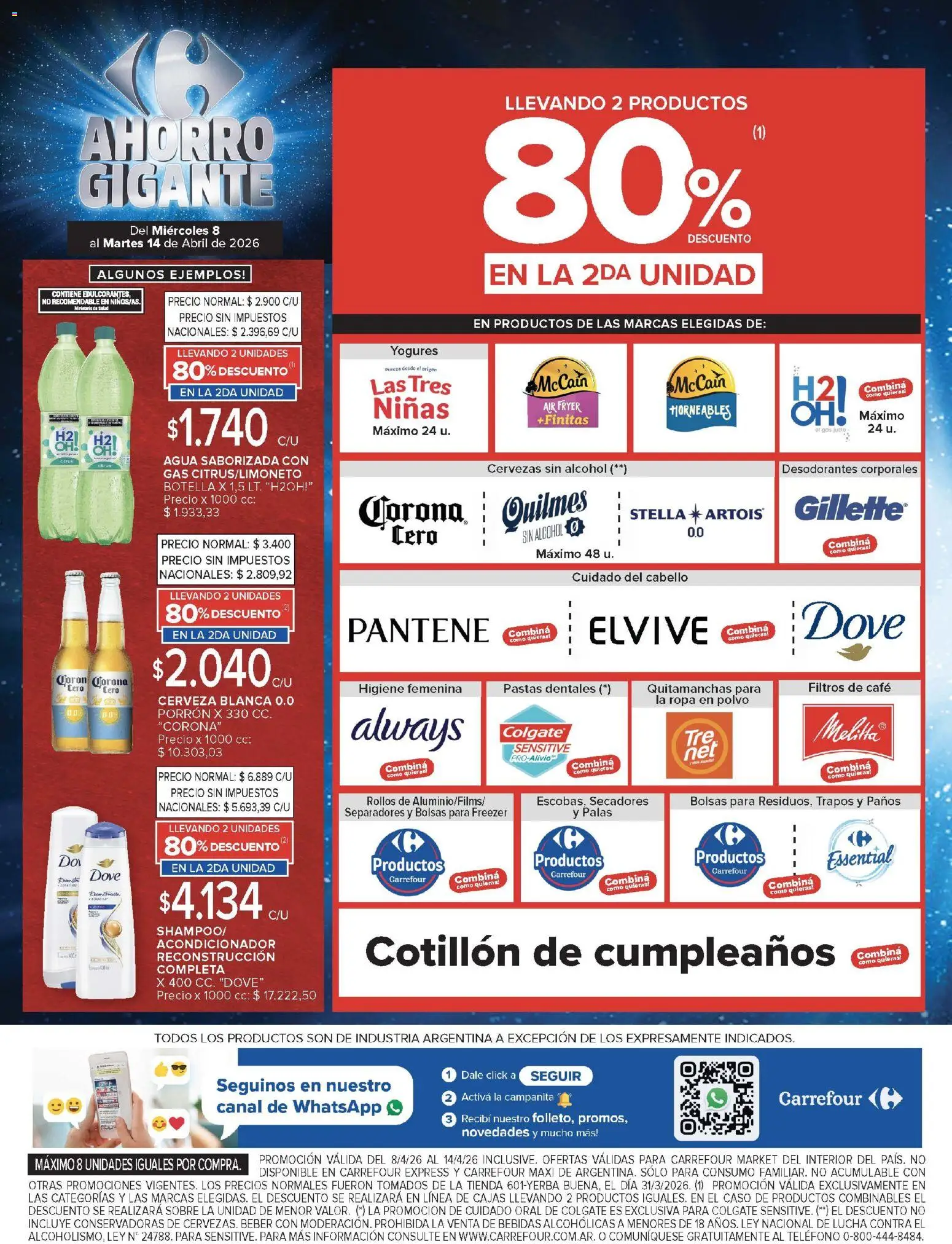Carrefour Market catálogo │ válido desde el 08.04.2026 | Página: 3 | Productos: Botella, Acondicionador, Freezer, Café