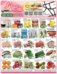 Preview of Ample Food Market  weekly flyer Toronto York from shop Ample Food Market valid from 27.03.2026