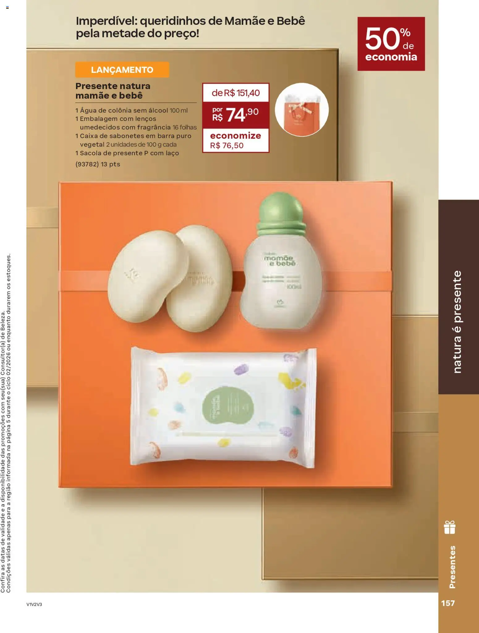 Natura Folheto - válido de 13.01.2026 | Página: 157 | Produtos: Fragrância, Caixa