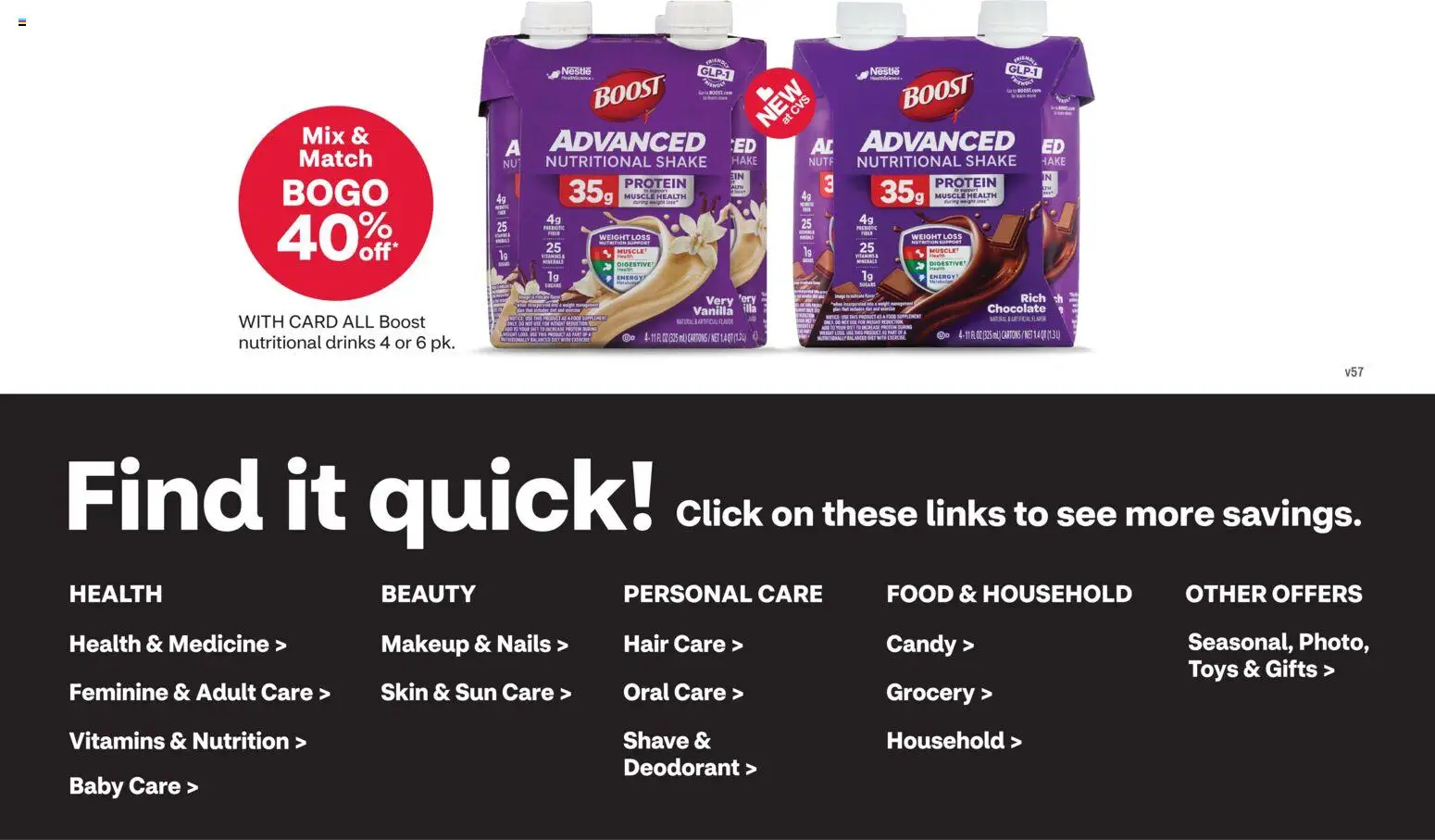 CVS Pharmacy Weekly Ad - WA - valid from 26.10.2025 | Page: 5 | Products: Chocolate, Deodorant, Weight