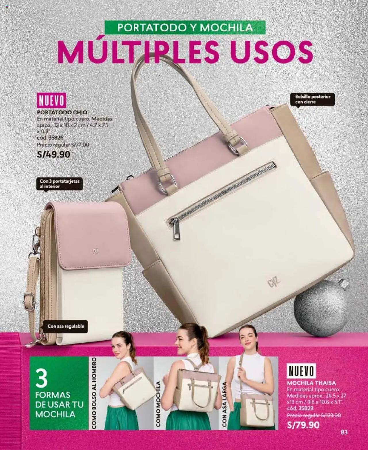 Catálogo CyZone válido desde 24.10.2025 | Página: 95 | Productos: Bolso, Mochila