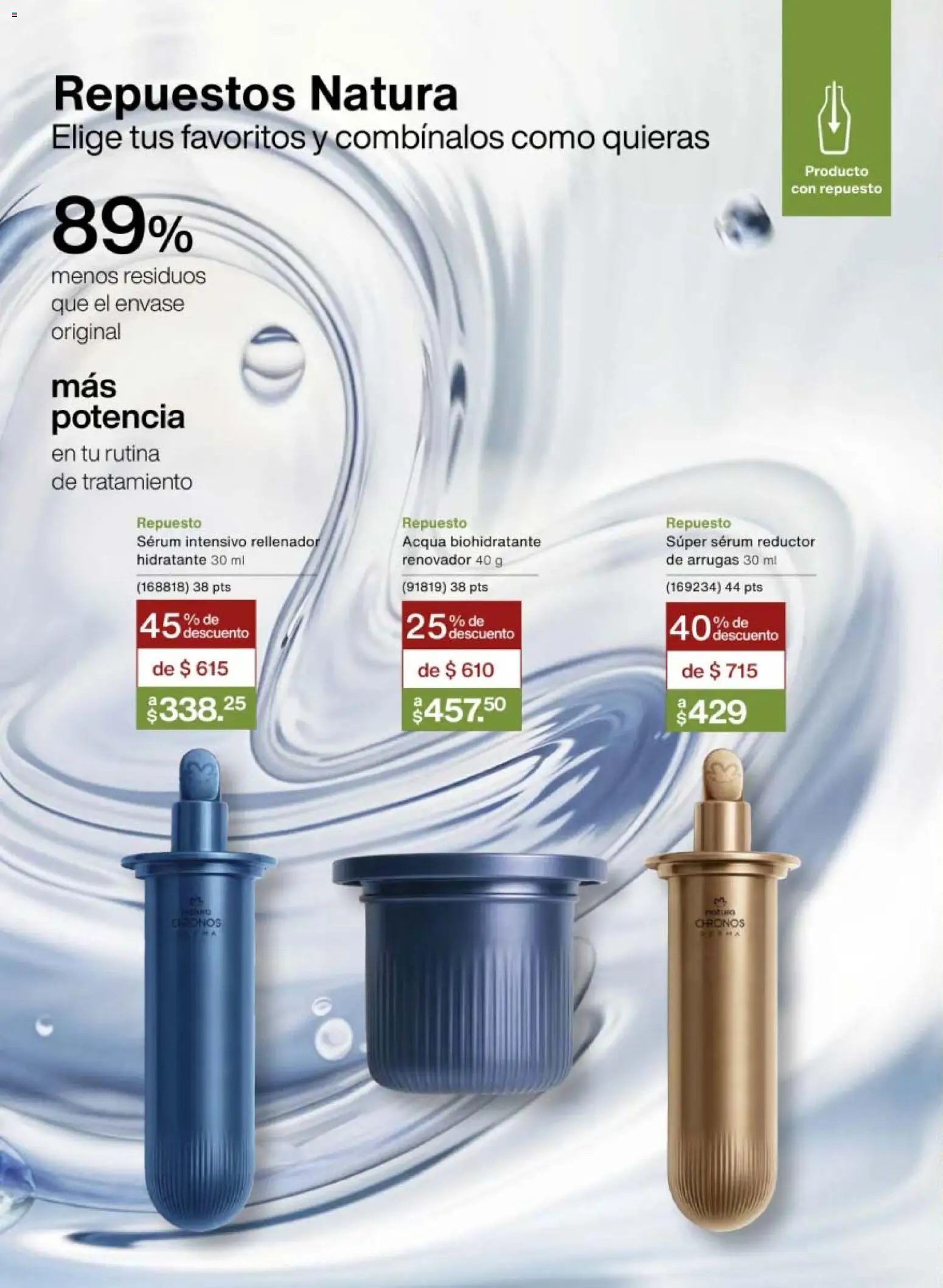 Nuevas ofertas de Natura válidas en toda la República Mexicana desde el 30.01.2026. ¡Encuentra las mejores ofertas en Natura campaña 3 2026! | Página: 152 | Productos: Serum