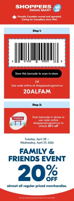 Preview of Shoppers - Event from shop Shoppers valid from 28.04.2026