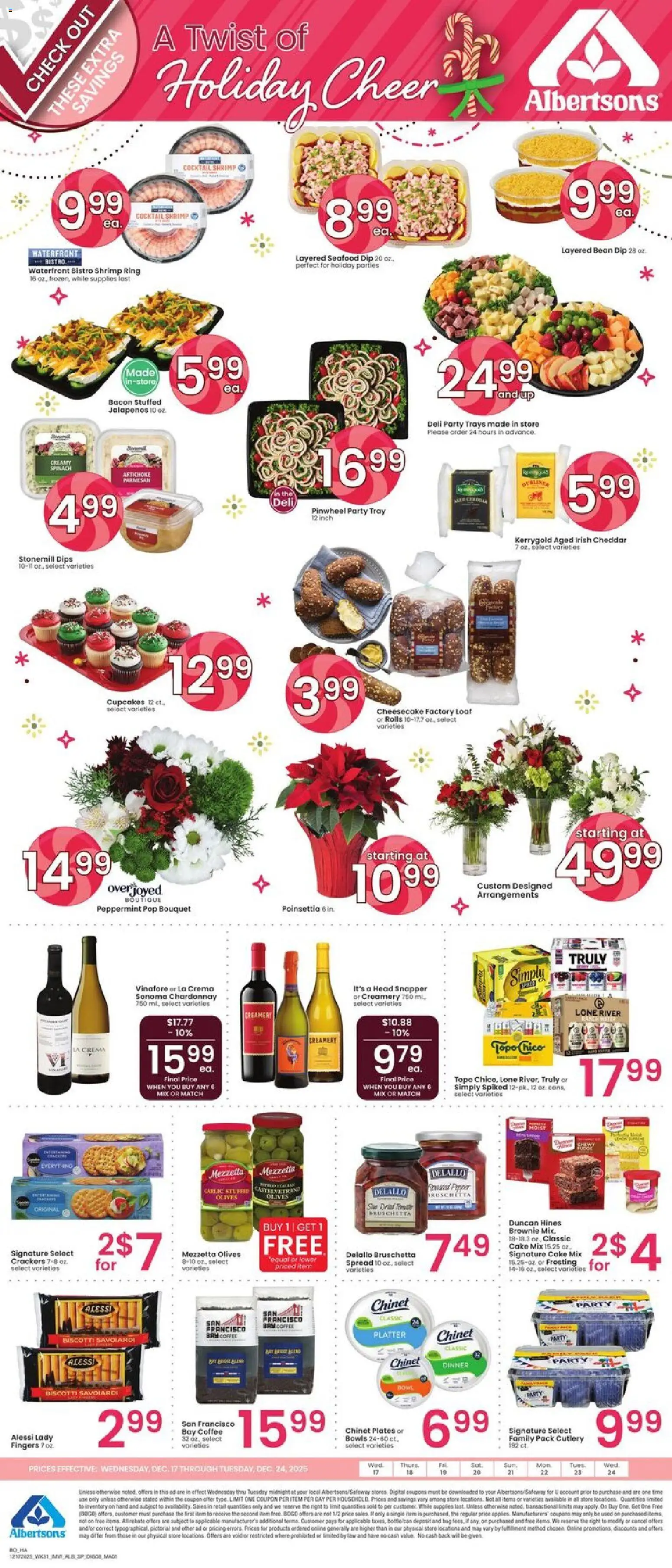 Albertsons Specialty Publication - valid from 17.12.2025 | Page: 2 | Products: Ring, Coffee, Garlic, Bag