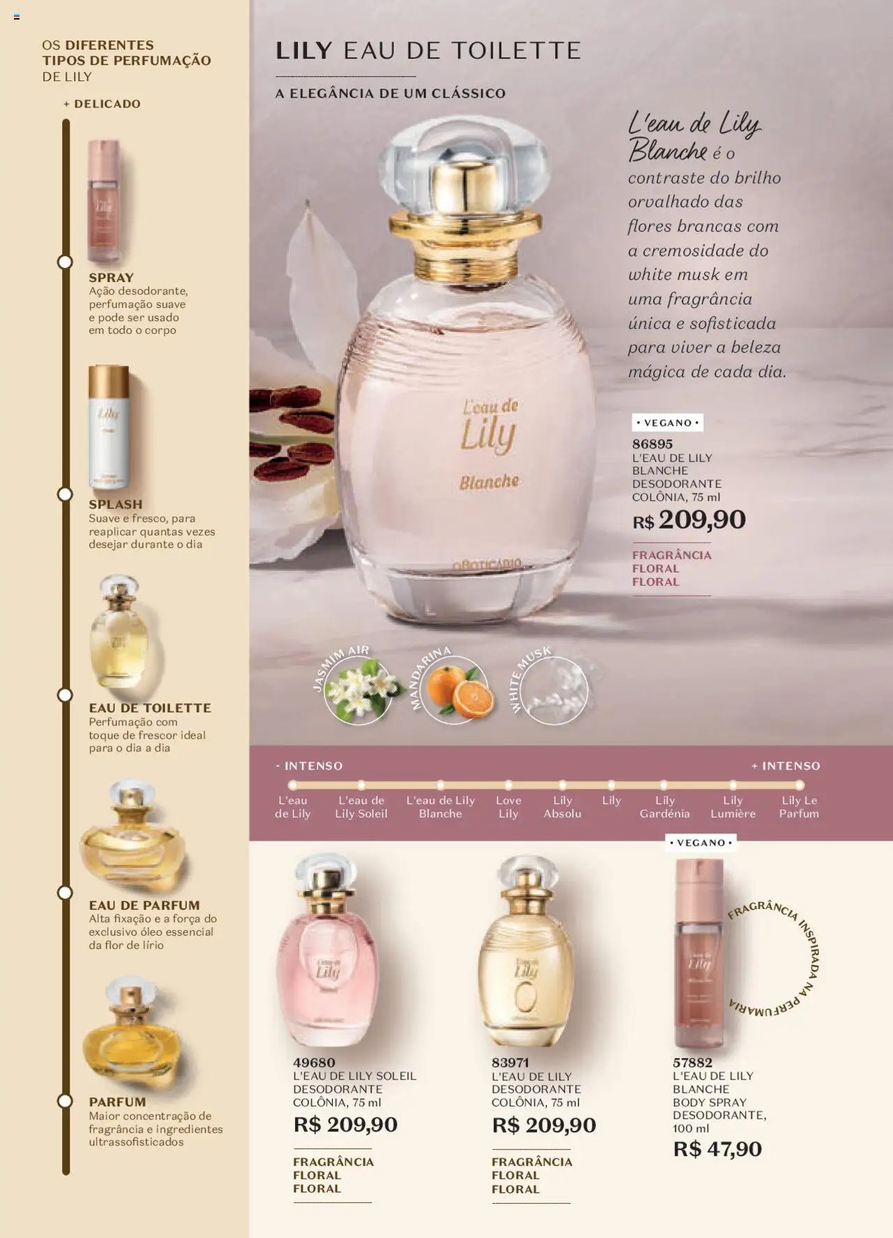 O Boticário Folheto - válido de 13.10.2025 | Página: 50 | Produtos: Eau de toilette, Flores, Óleo, Body