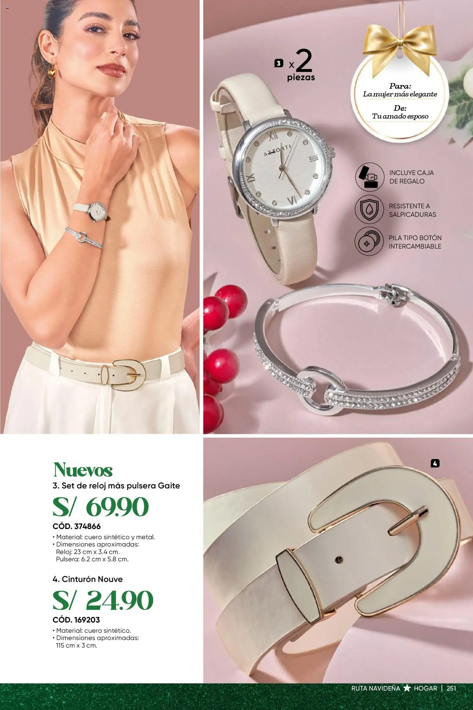 Catálogo Azzorti válido desde 03.11.2025 | Página: 253 | Productos: Caja, Cinturón, Reloj