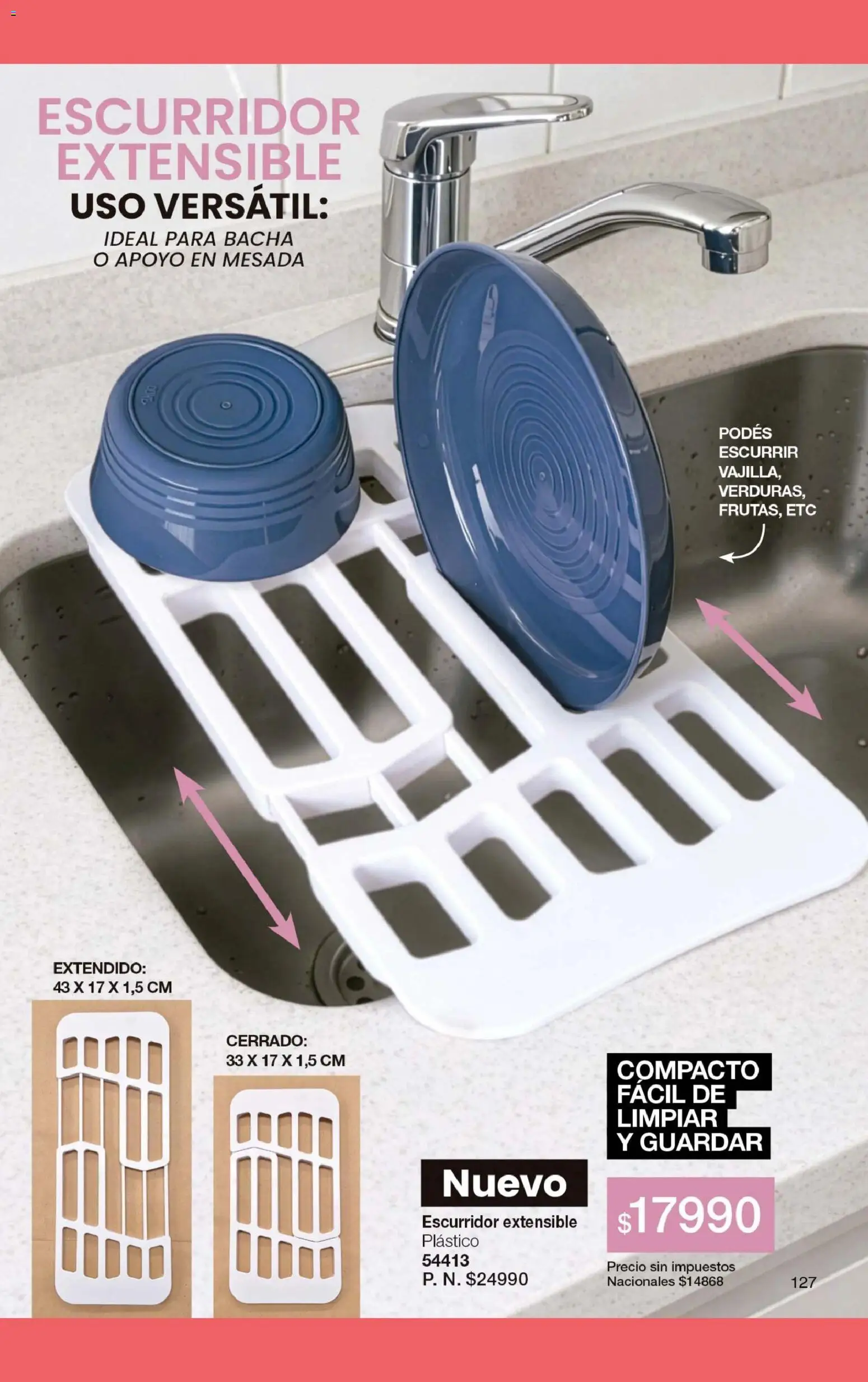 Gigot - CAMPAÑA 07 │ válido desde el 01.04.2026 | Página: 133 | Productos: Mesada, Bacha, Escurridor