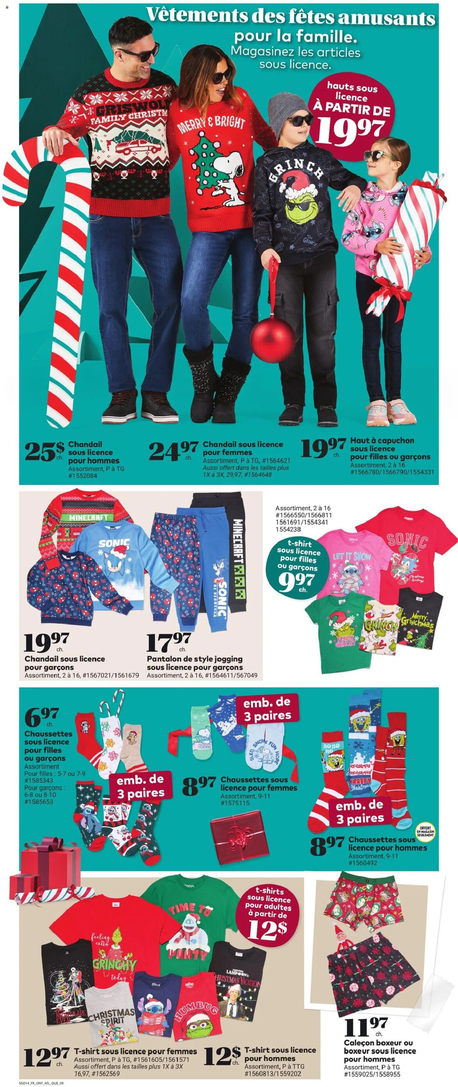 Giant Tiger flyer valid from 05.11.2025 | Page: 11 | Products: T-shirt, Sweater, Pants, Socks