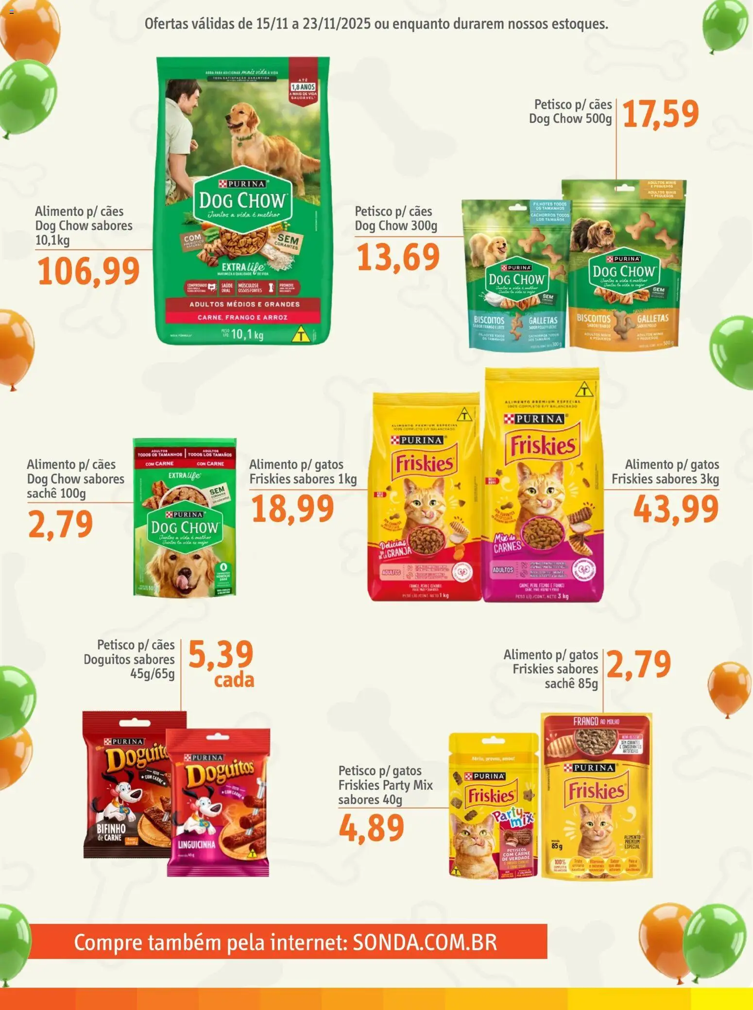 Sonda Folheto - válido de 15.11.2025 | Página: 4 | Produtos: Arroz, Carne, Biscoitos, Frango