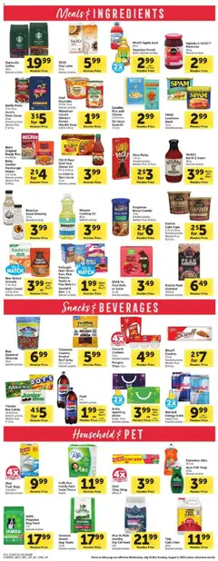 Safeway Weekly Ad - valid from 30.07.2025 | Page: 6 | Products: Dog Treats, Rice, Beef, Sugar
