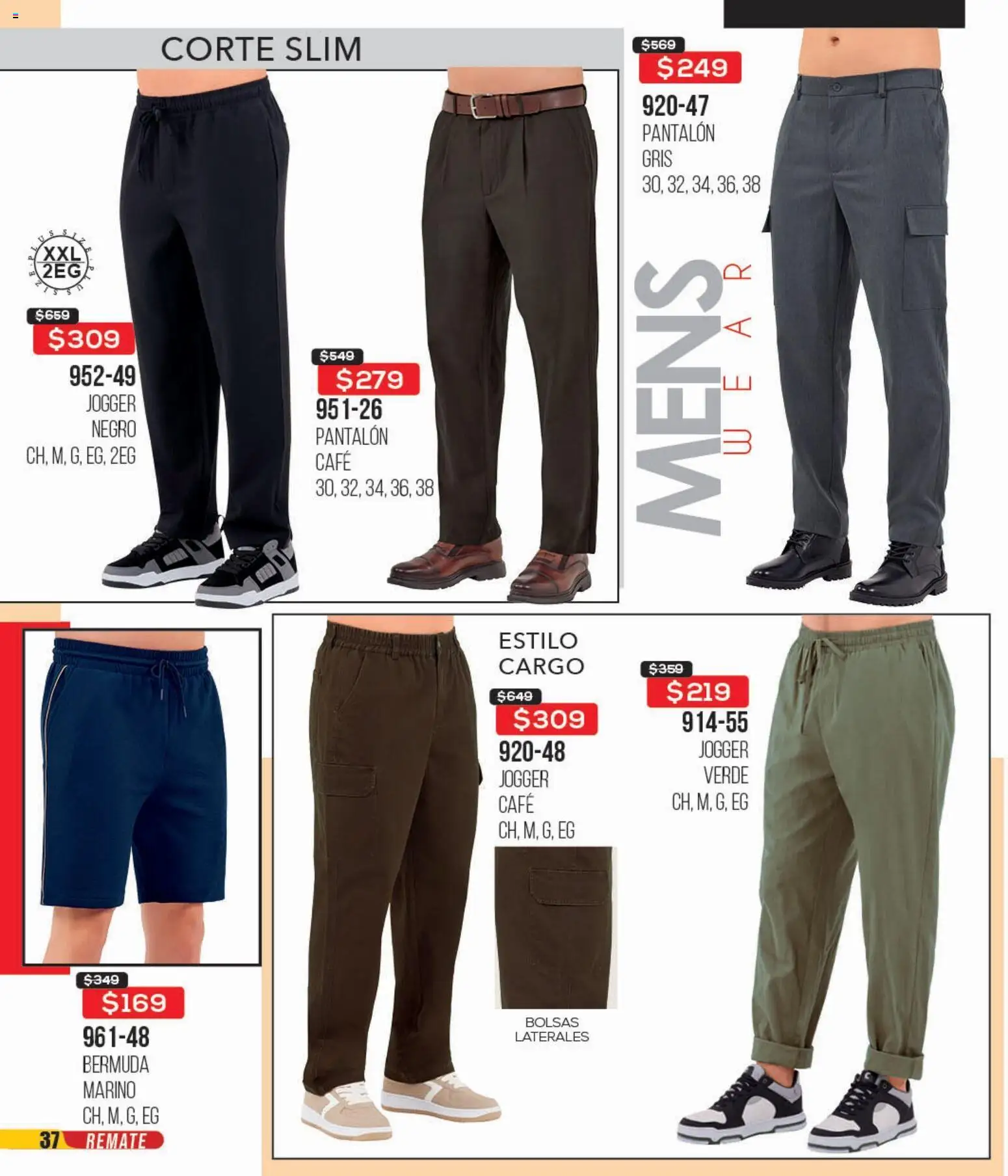 Nuevas ofertas de Cklass válidas en toda la República Mexicana desde el 14.04.2026. ¡Encuentra las mejores ofertas en Cklass catálogo 3X2 Digital Ropa! | Página: 38 | Productos: Café, Bermuda