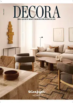 Vista previa de El Corte Inglés -  Catálogo Decora, nuevo folleto de la tienda, válido en México a partir del 14.10.2025