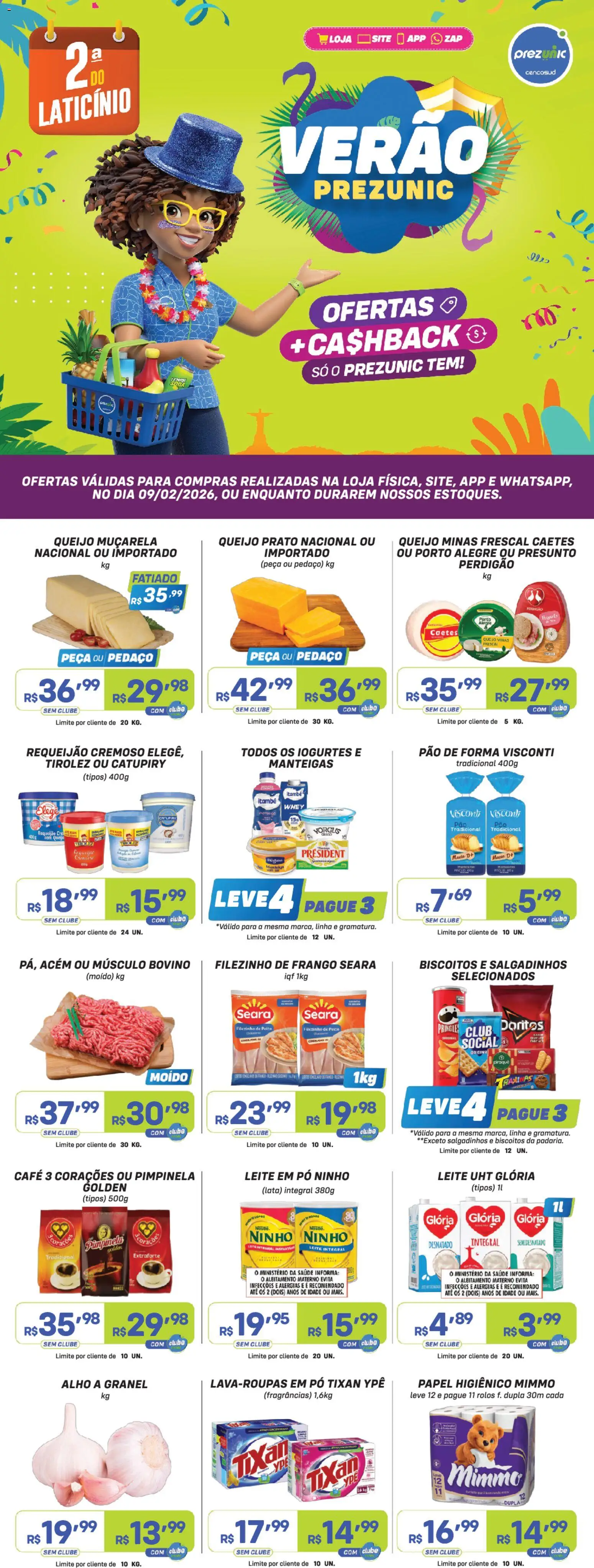 Prezunic Folheto - válido de 09.02.2026 | Página: 1