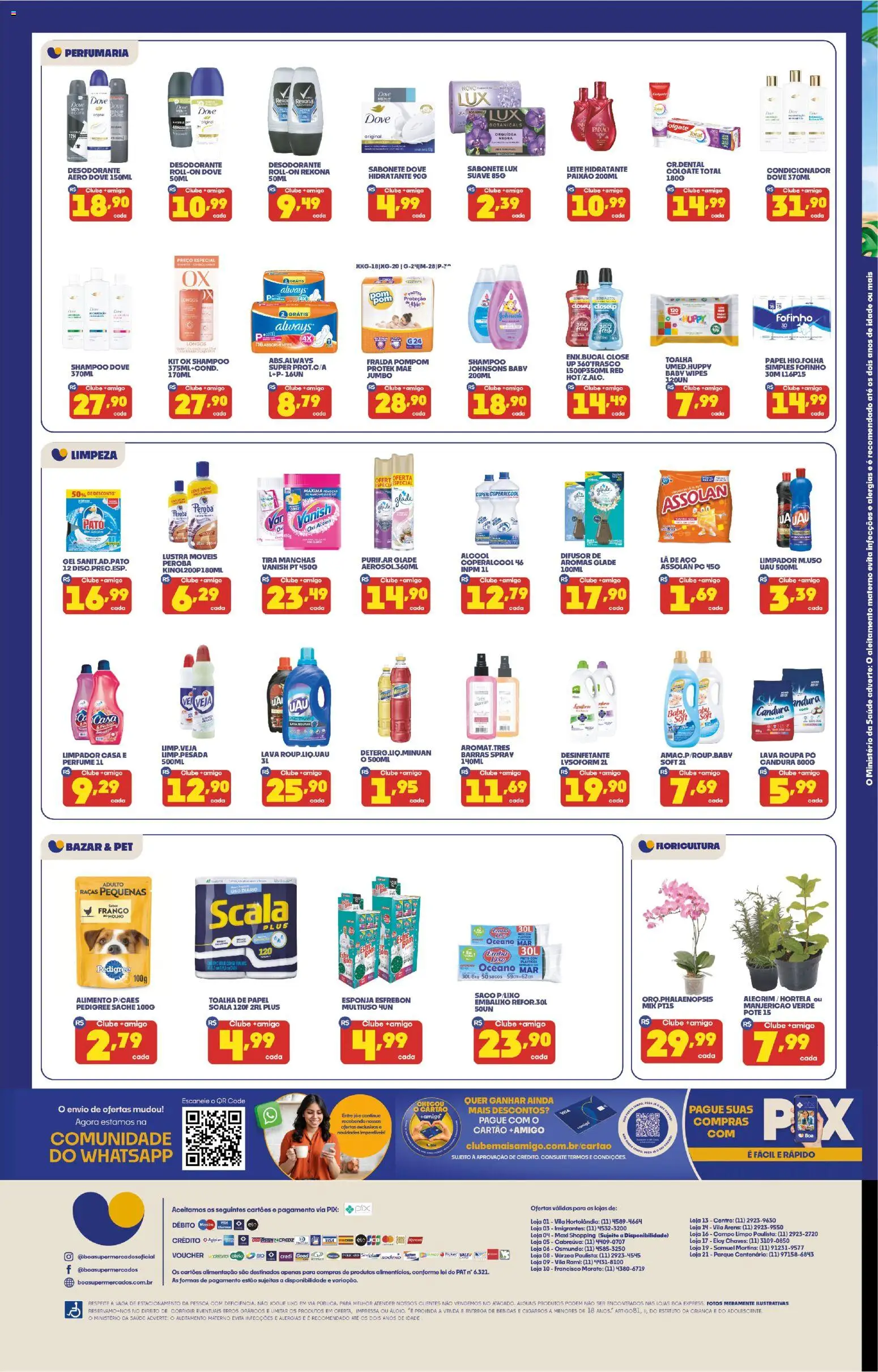 Boa Supermercados Folheto - válido de 23.01.2026 | Página: 4 | Produtos: Tira manchas, Roupas, Dove, Desinfetante