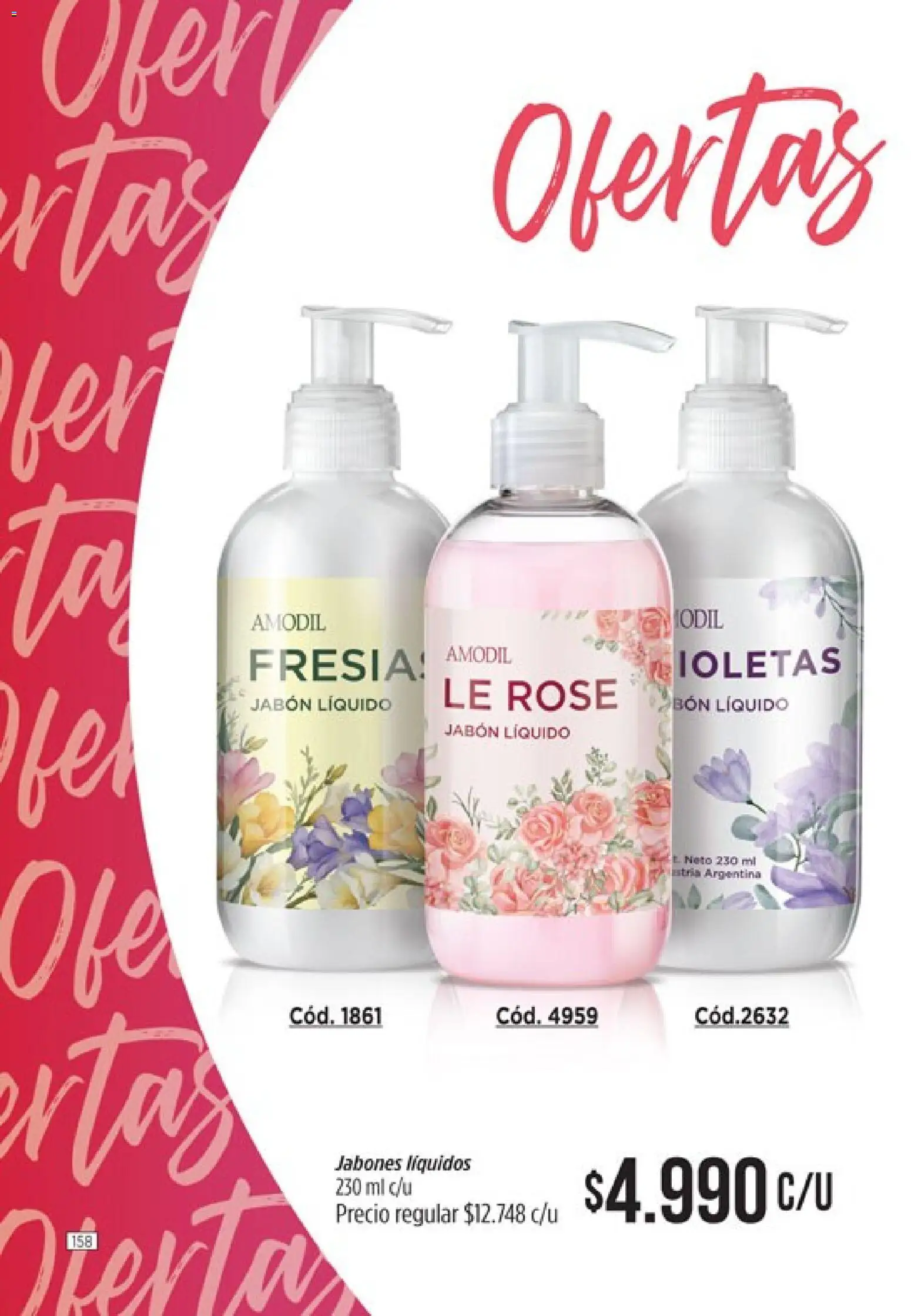 Catálogo Amodil Campaña 4 │ válido desde el 01.03.2026 | Página: 158 | Productos: Jabón líquido, Jabón