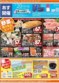 19.07.2025から有効なオファーを含む ザ・ビッグ - リーフレット 近畿エリア