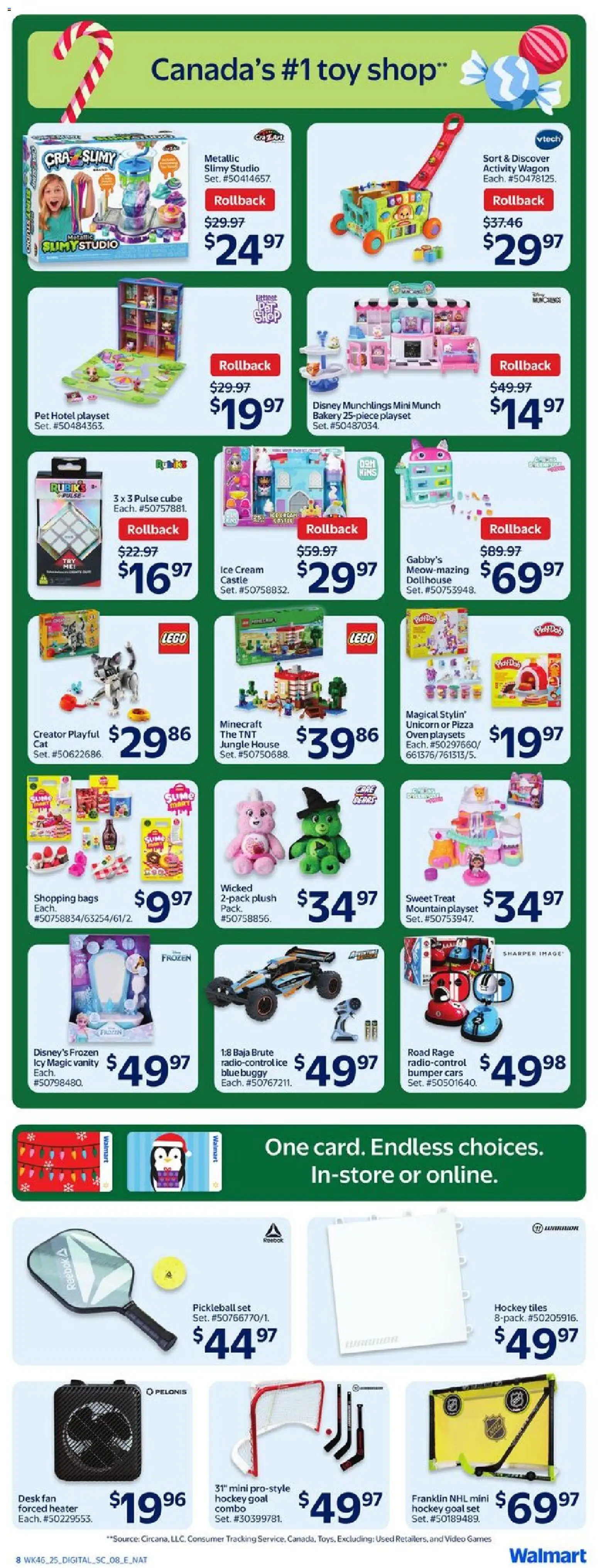 Walmart flyer valid from 11.12.2025 | Page: 11 | Products: Oven, Fan, Bakery, Pizza