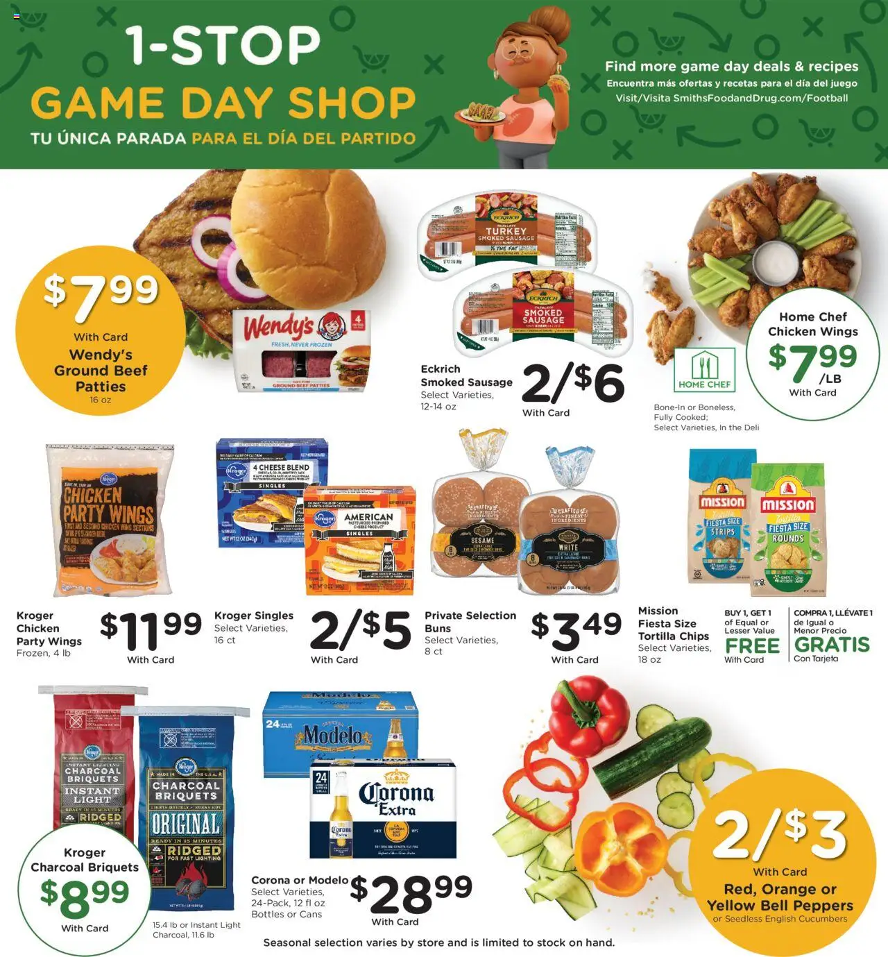 Smith's Weekly Ad - valid from 01.10.2025 | Page: 14 | Products: Cheese, Beef, Chips, Game