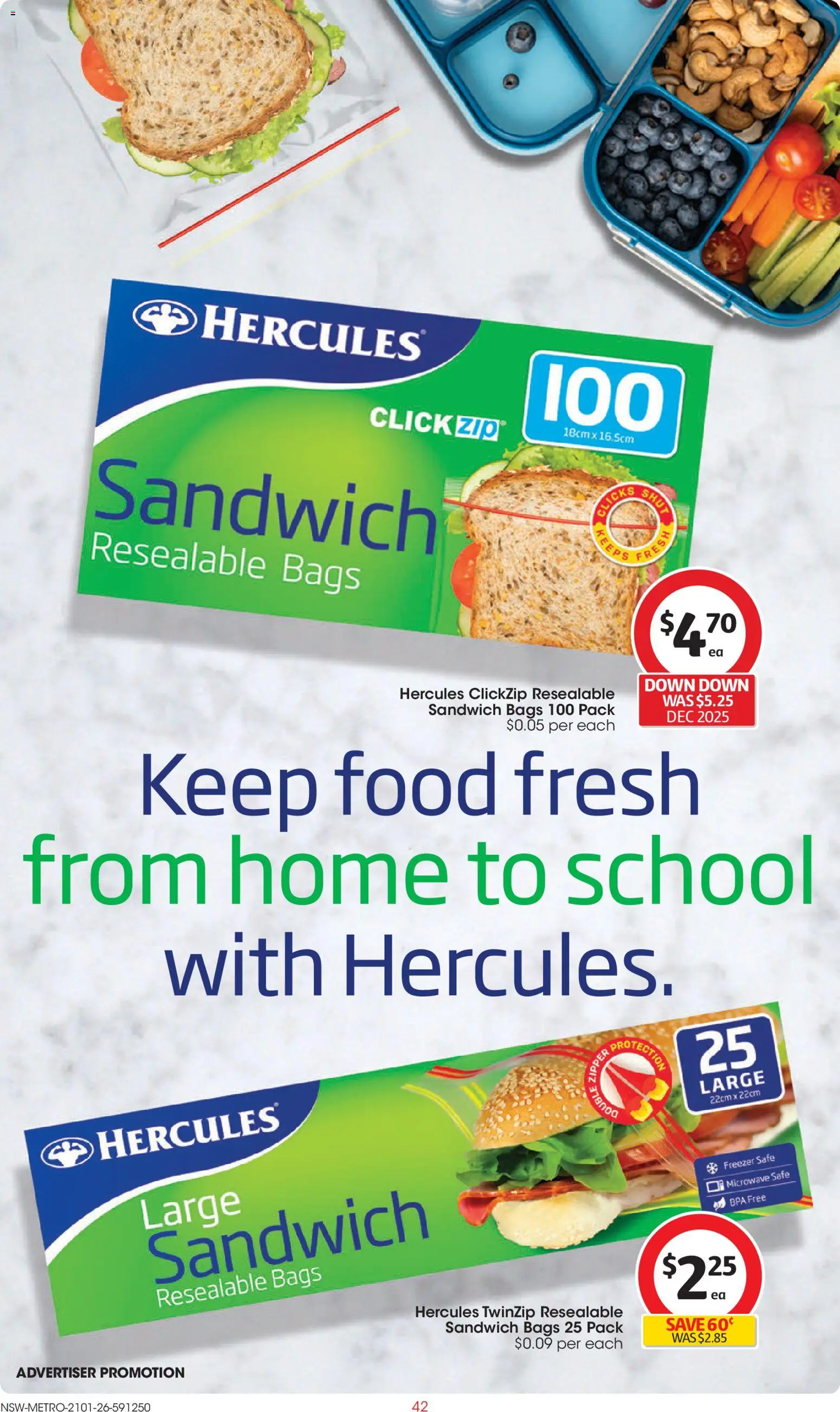 Coles catalogue - valid from 21.01.2026 | Page: 42 | Products: Freezer, Safe, Microwave