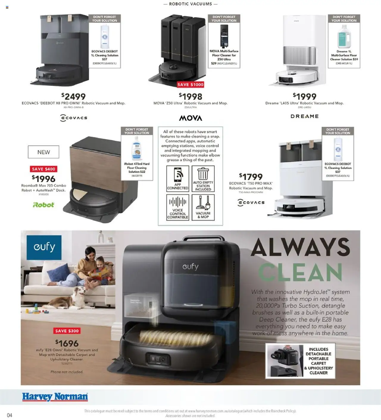 Harvey Norman catalogue - valid from 09.09.2025 | Page: 4 | Products: Cleaner, Accessories, Phone, Portable