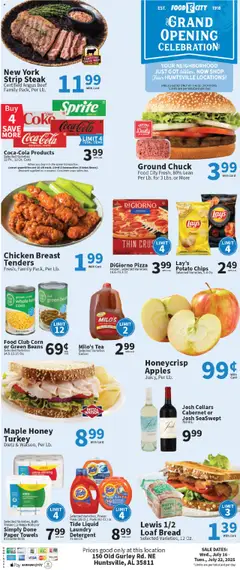 Preview of Food City weekly ads valid from 16.07.2025
