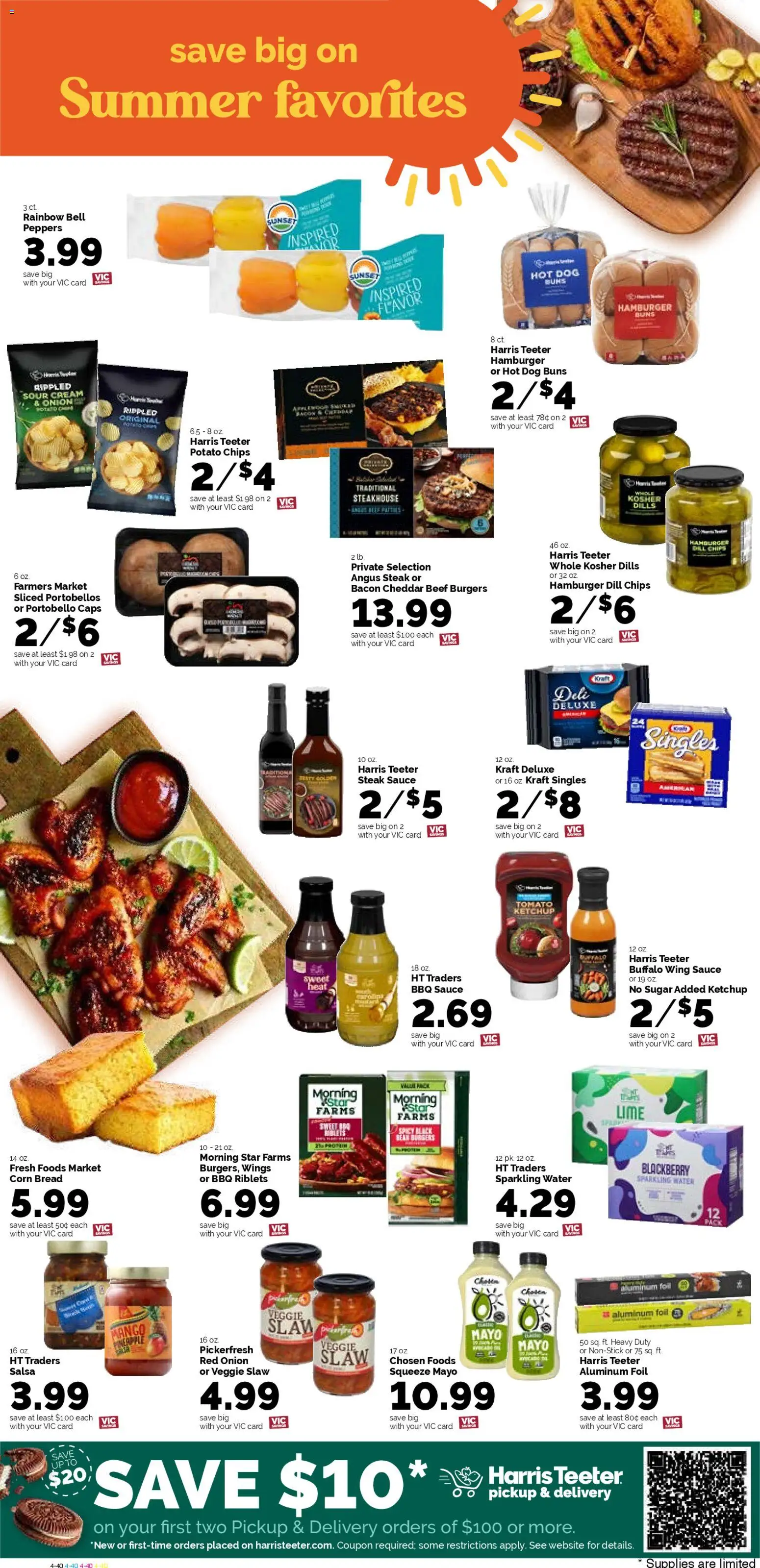 Harris Teeter Weekly Ad - valid from 22.04.2026 | Page: 7 | Products: Beef, Ketchup, Sauce, Mango