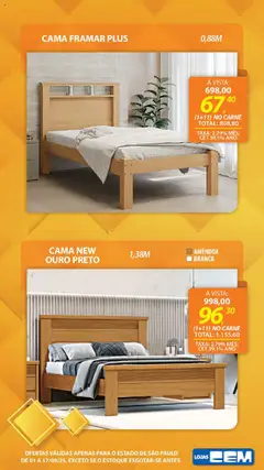 Lojas Cem Folheto - válido de 01.09.2025 | Página: 101 | Produtos: Cama, Carne