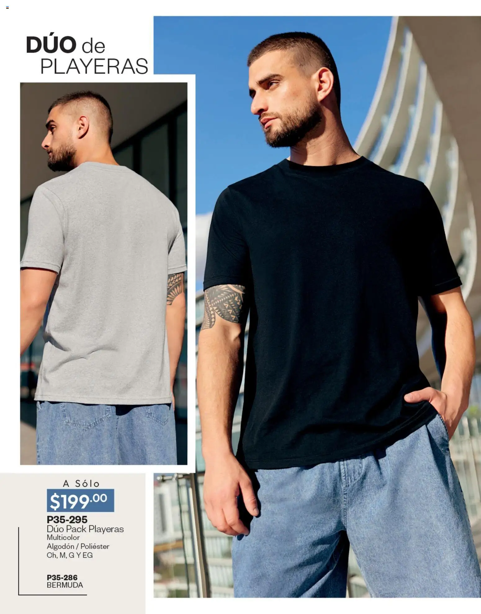 Nuevas ofertas de Cklass válidas en toda la República Mexicana desde el 05.03.2026. ¡Encuentra las mejores ofertas en Cklass catálogo Complemento Verano Ropa! | Página: 231 | Productos: Algodón, Bermuda