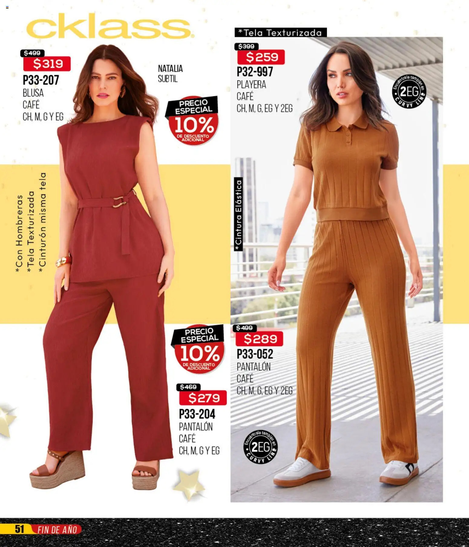 Nuevas ofertas de Cklass válidas en toda la República Mexicana desde el 02.01.2026. ¡Encuentra las mejores ofertas en Cklass catálogo Rebajas de Inicio de Año Ropa! | Página: 52 | Productos: Blusa, Café, Playera