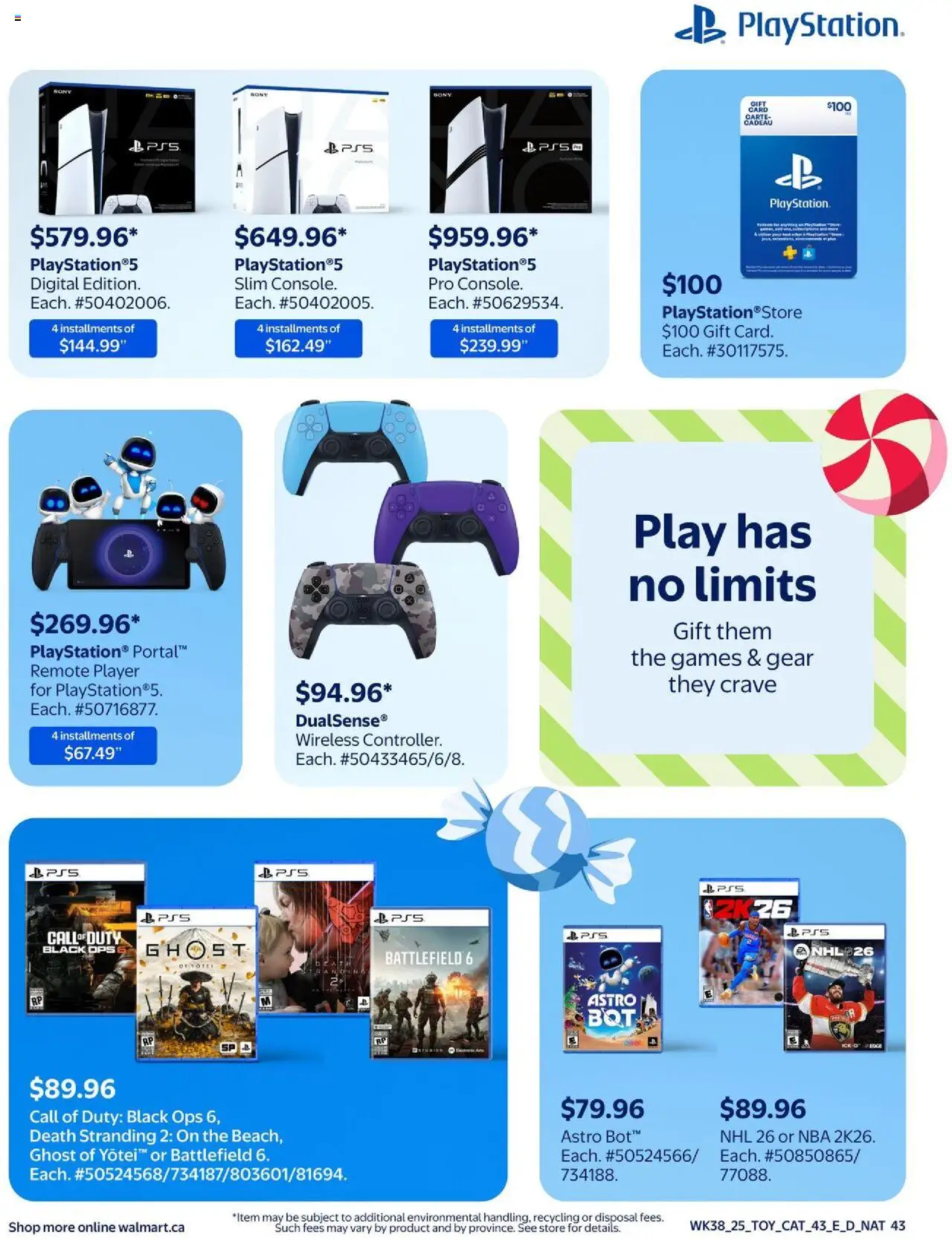 Walmart flyer valid from 16.10.2025 | Page: 56 | Products: Player