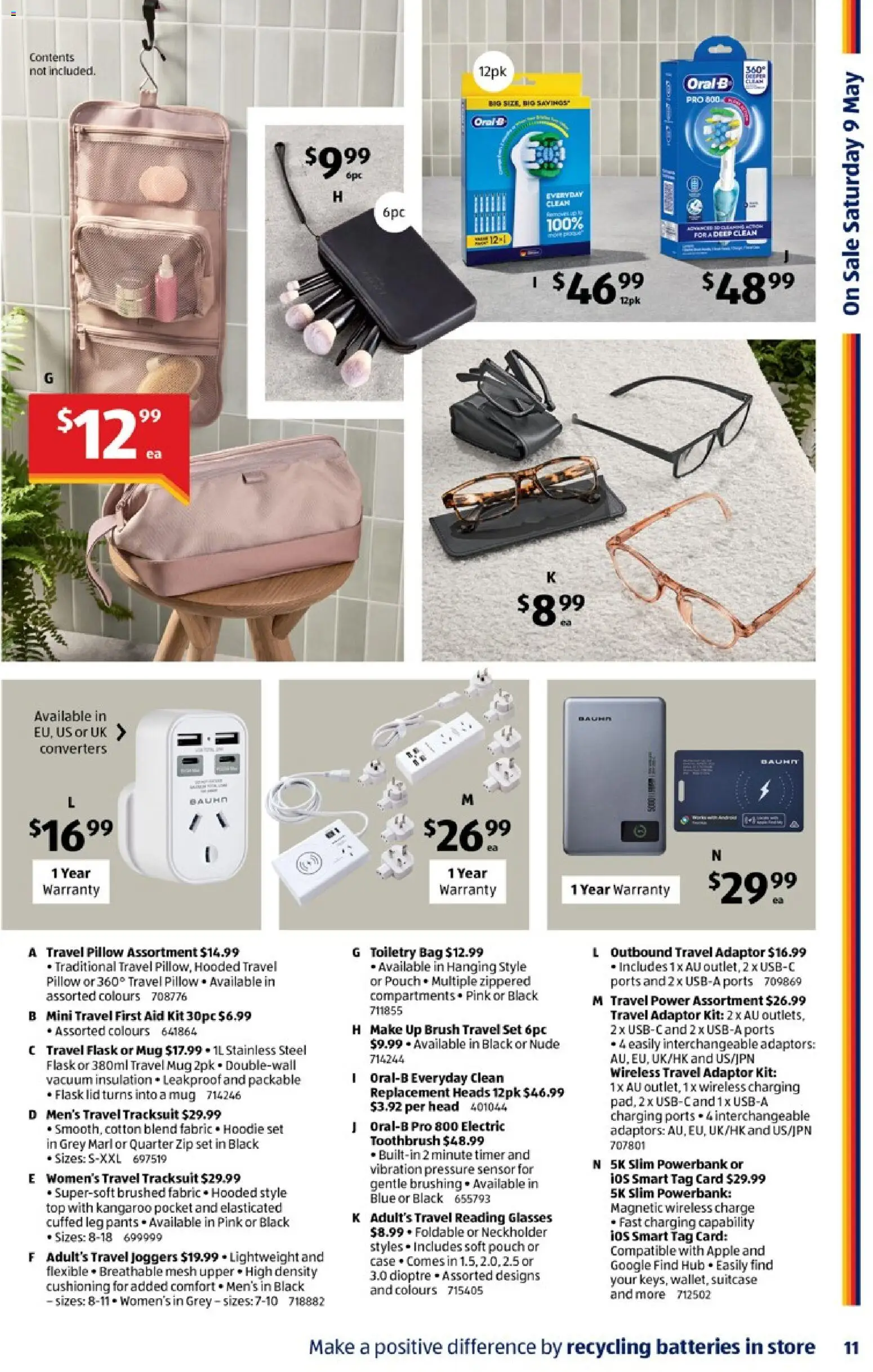 Aldi catalogue - valid from 06.05.2026 | Page: 11 | Products: Adaptor, Batteries, Case, Bag