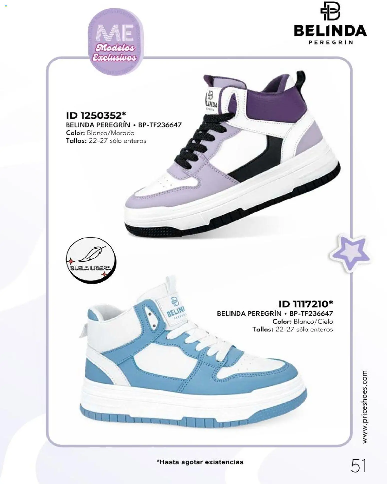 Nuevas ofertas de Price Shoes válidas en toda la República Mexicana desde el 08.12.2025. ¡Encuentra las mejores ofertas en Price Shoes catálogo Belinda! | Página: 51