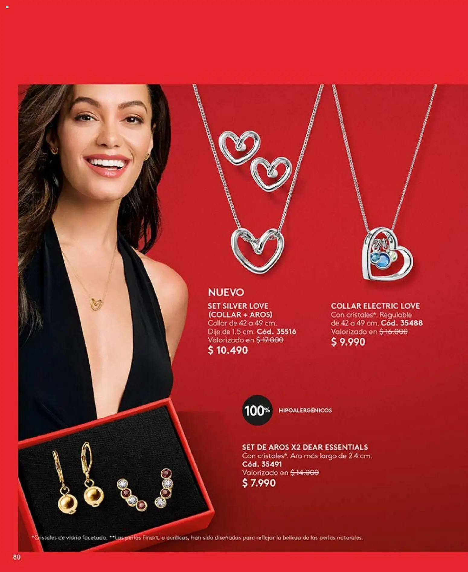 Catálogo Ésika Campaña 2 │ válido desde el 15.01.2026 | Página: 80 | Productos: Collar, Aros, Dije