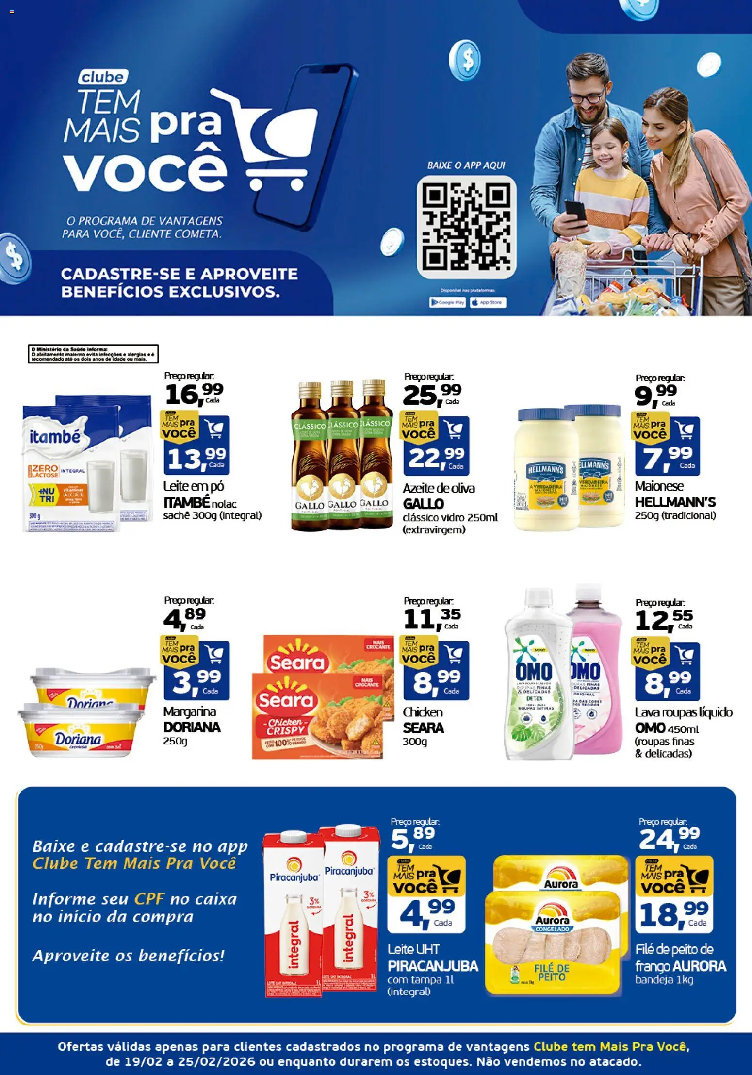 Cometa Supermercados Folheto - válido de 19.02.2026 | Página: 1