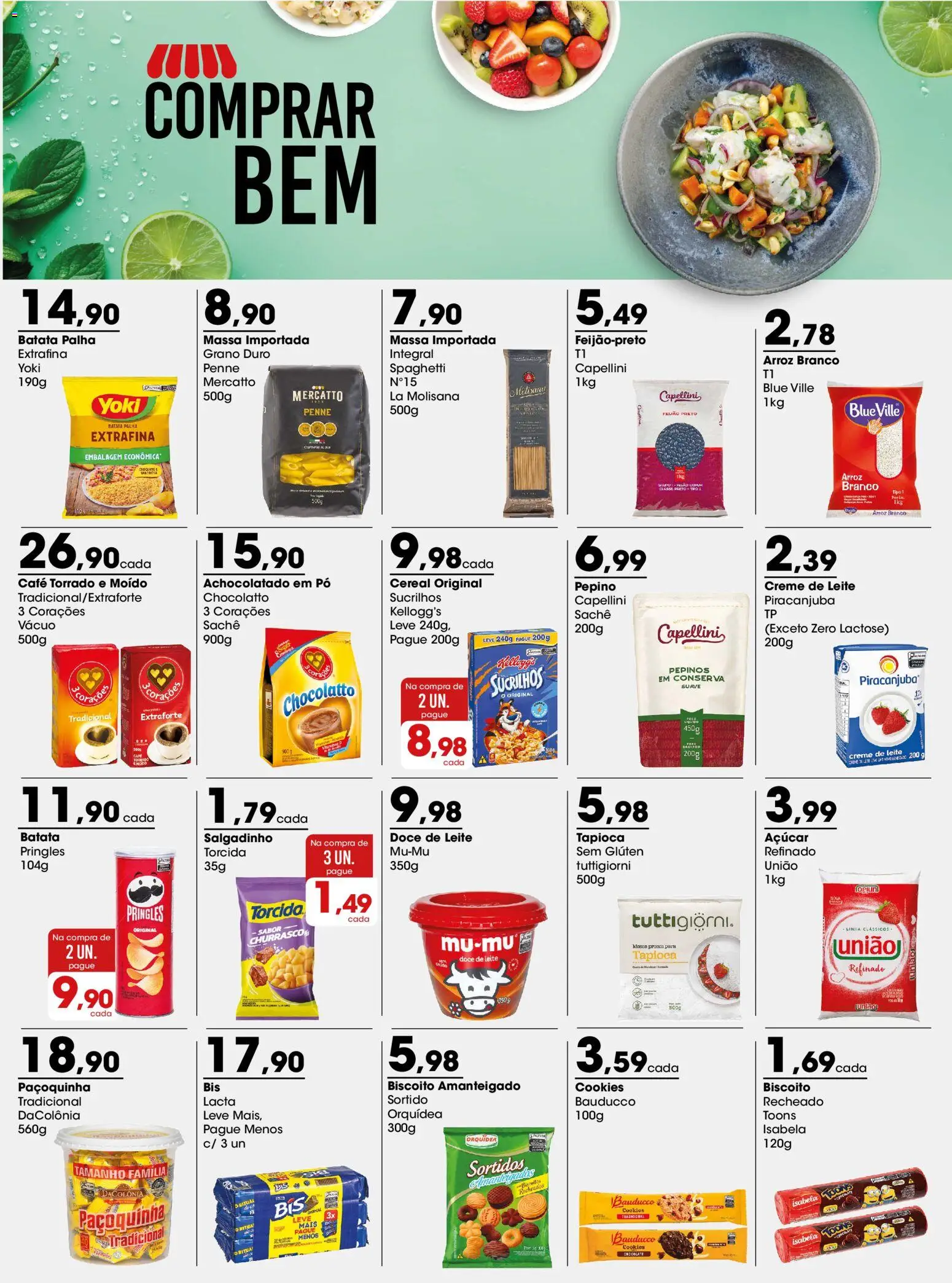 Zaffari Folheto - válido de 13.04.2026 | Página: 1 | Produtos: Pó, Arroz, Pepinos, Cookies