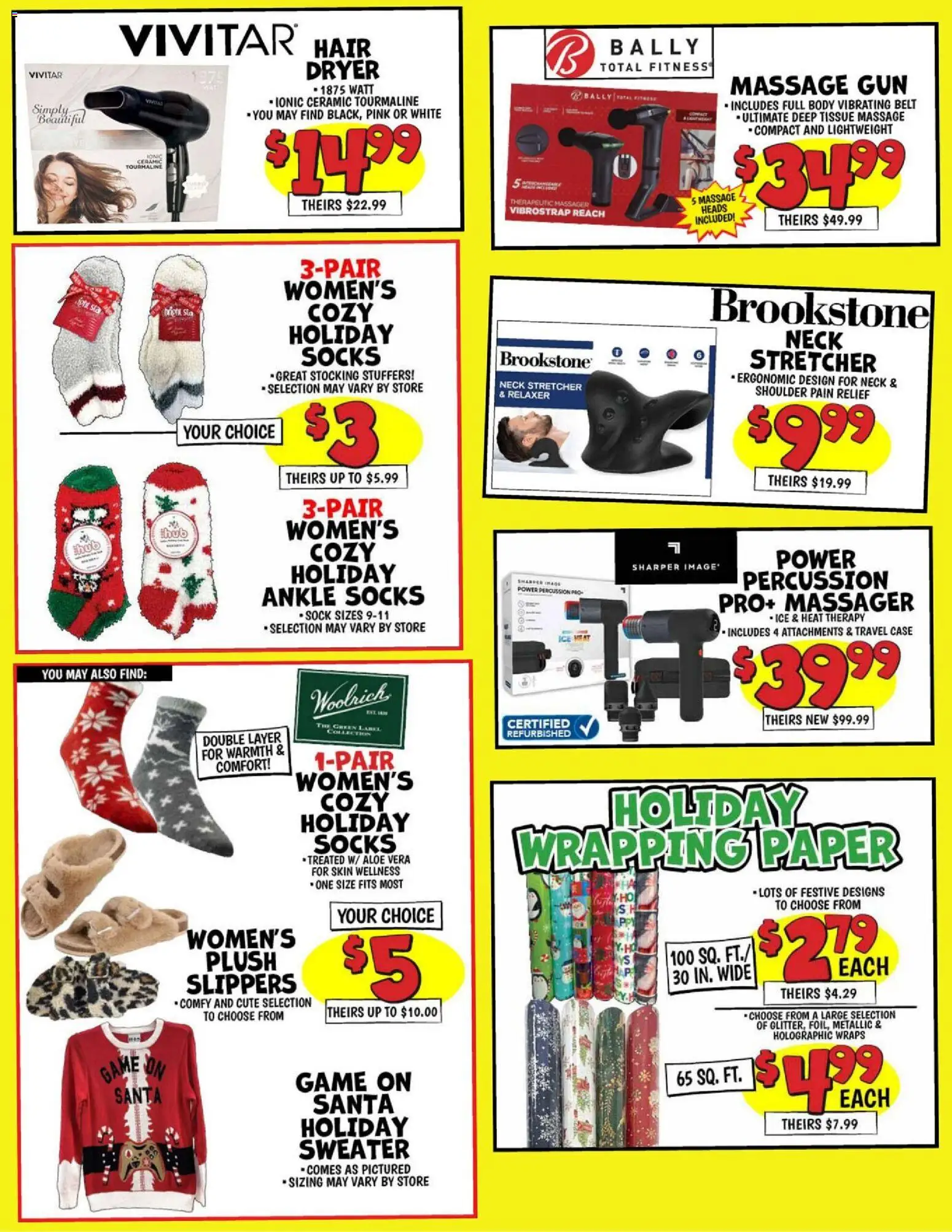 Ollie's Ad - valid from 19.12.2025 | Page: 3 | Products: Aloe Vera, Belt, Dryer, Gun