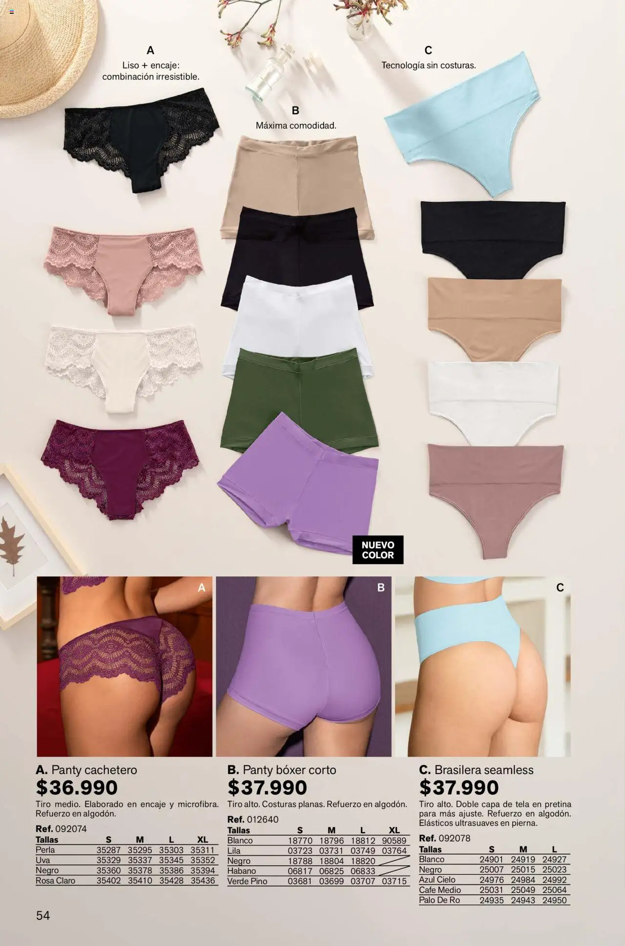 Leonisa revista - valida desde el 01.10.2025 | Página: 54 | Productos: Cachetero, Combinación, Café