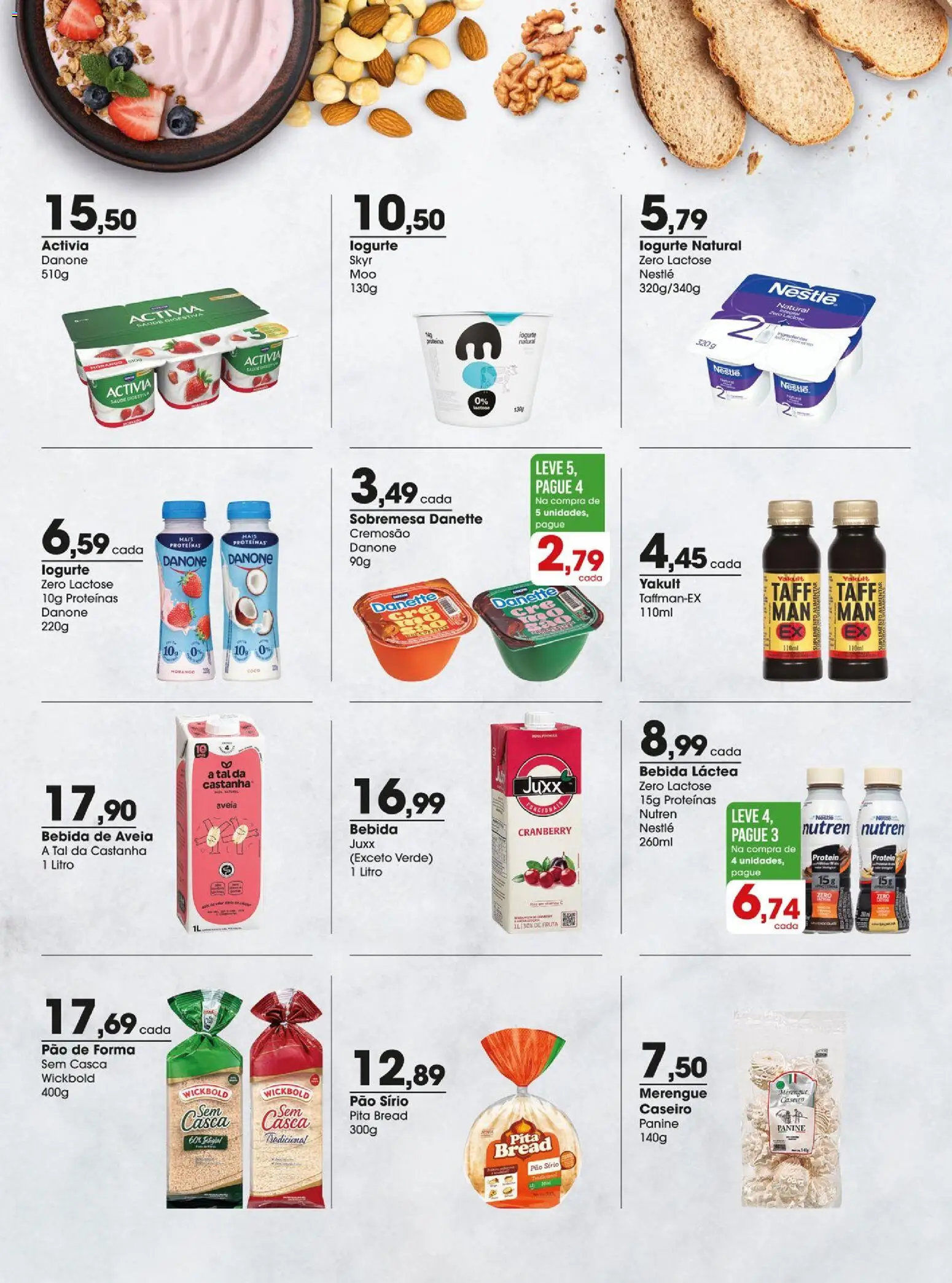 Zaffari Folheto - válido de 02.12.2025 | Página: 10 | Produtos: Coco, Cranberry, Pão, Pão de forma