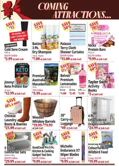Preview of Ocean State Job Lot weekly ads valid from 16.10.2025 | Page: 13 | Products: Shower, Shampoo, Cream, Wiper