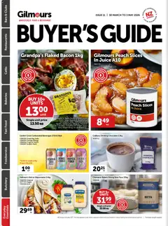 Gilmours Buyer's Guide preview  - valid from 30.03.2026