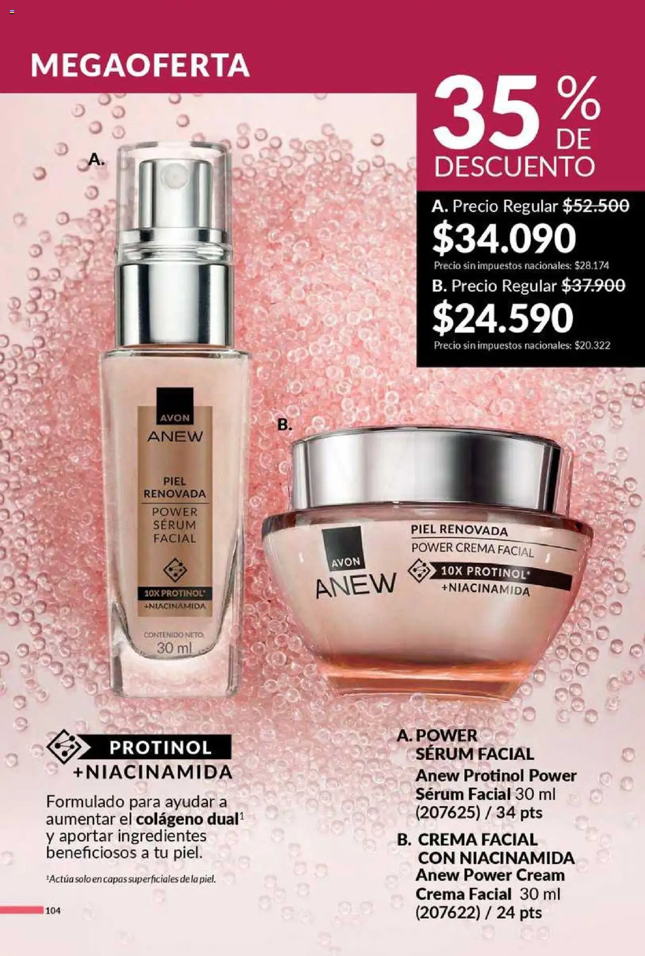 Catálogo AVON Campaña 11/2025 │ válido desde el 23.09.2025 | Página: 96 | Productos: Serum, Crema