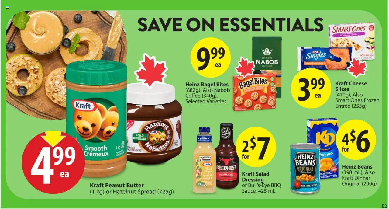 Save on foods flyer valid from 11.09.2025 | Page: 19 | Products: Salad, Butter, Cheese, Coffee