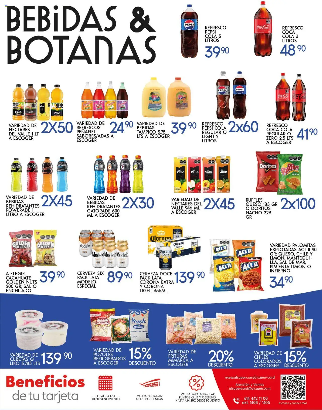 Nuevas ofertas de Alsuper válidas en toda la República Mexicana desde el 23.09.2025. ¡Encuentra las mejores ofertas en Alsuper - Folleto Zacatecas! | Página: 7 | Productos: Cacahuate, Pimienta, Limón, Mantequilla