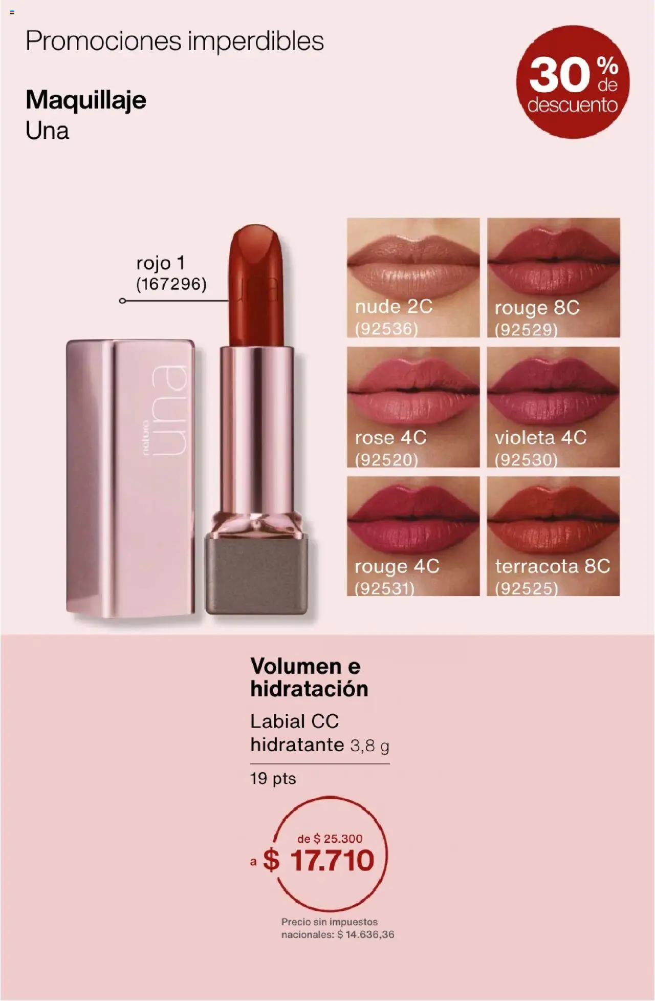 Natura - Catálogo Ciclo 15 │ válido desde el 01.10.2025 | Página: 19 | Productos: Maquillaje