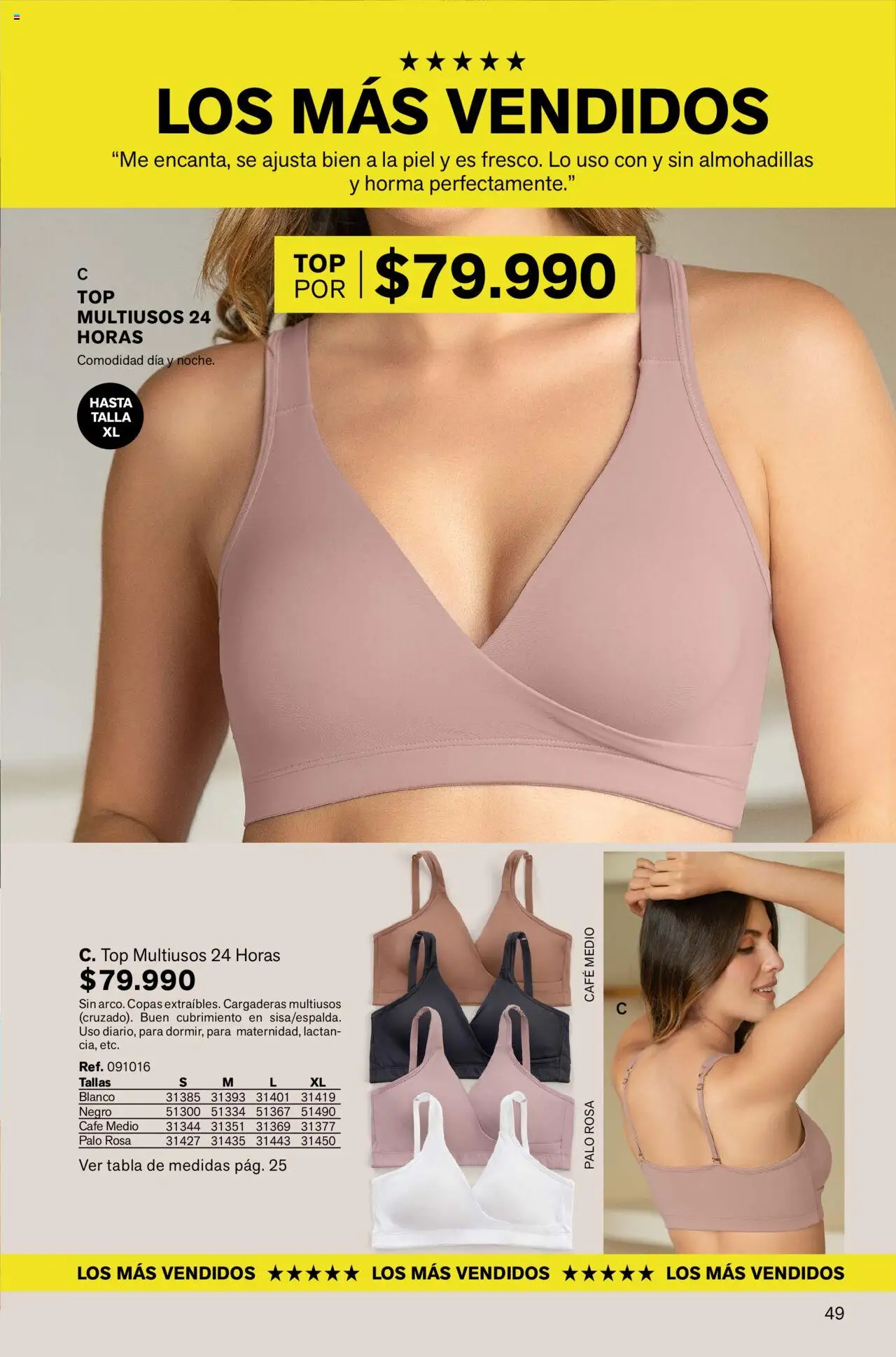 Leonisa revista - valida desde el 01.10.2025 | Página: 49 | Productos: Top, Café