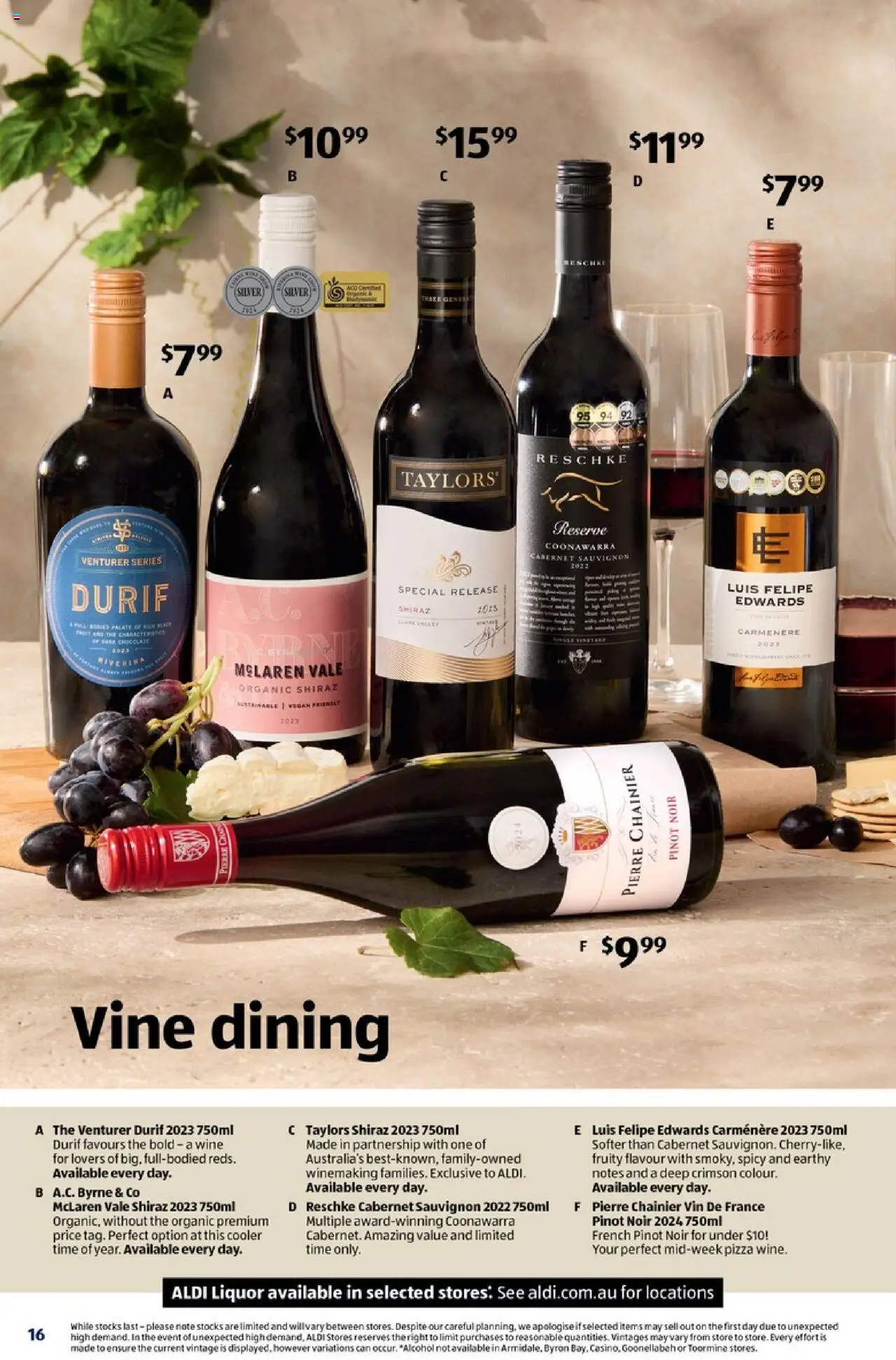 Aldi catalogue - valid from 02.07.2025 | Page: 25 | Products: Chocolate, Pizza, Wine, Sustainable