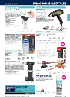 Preview of Jaycar Engineering & Scientific Catalogue 2025/2026  - valid from 09.07.2025 | Page: 63 | Products: Light, Case, Portable, Torch