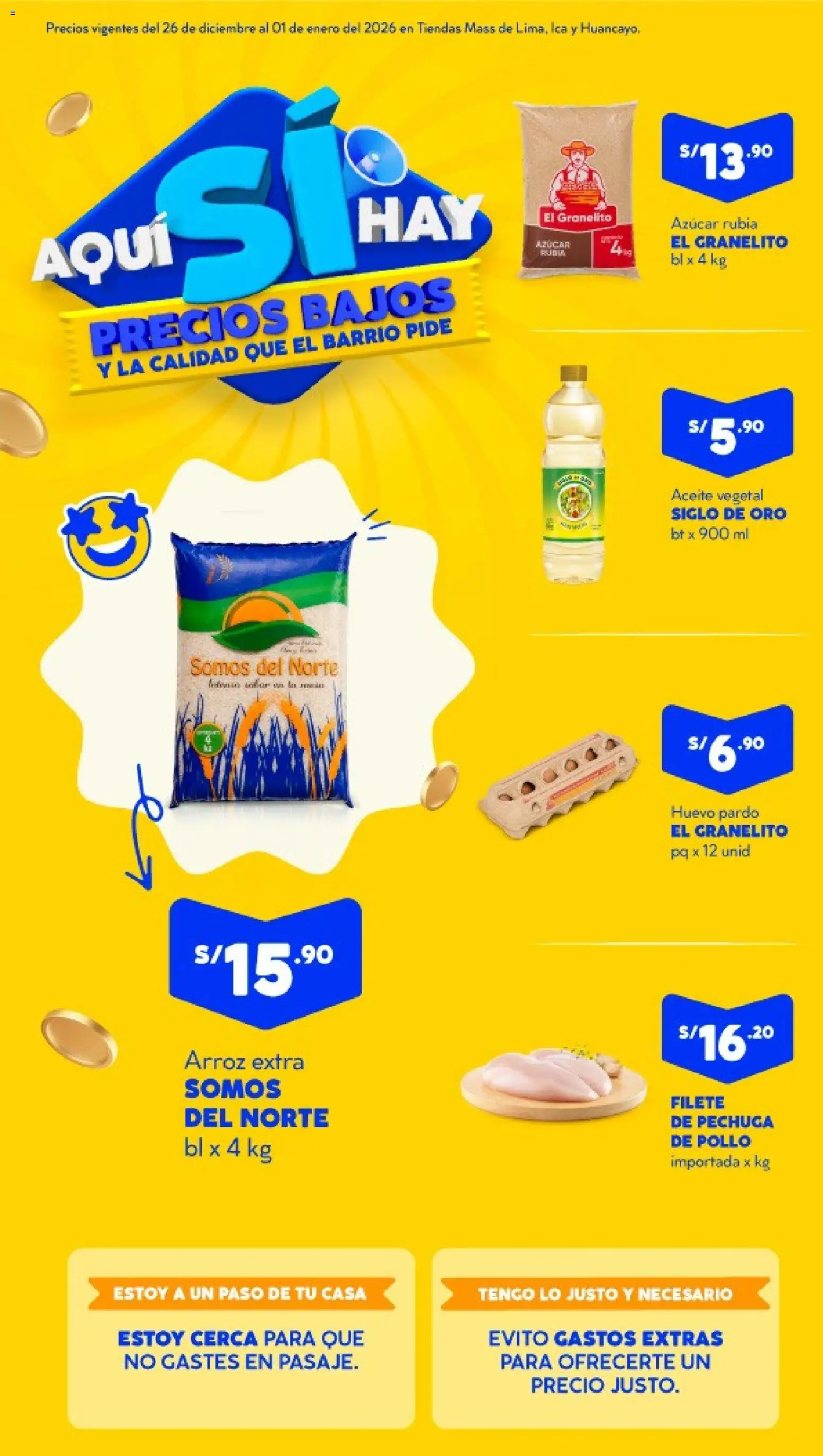 Catálogo Mass válido desde 26.12.2025 | Página: 1 | Productos: Aceite, Arroz